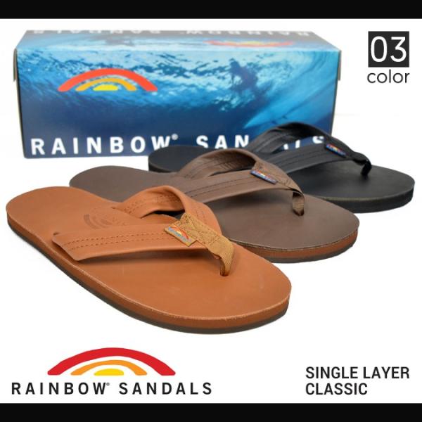 RAINBOW SANDALS（レインボーサンダル） SINGLE LAYER CLASSIC LEATHER