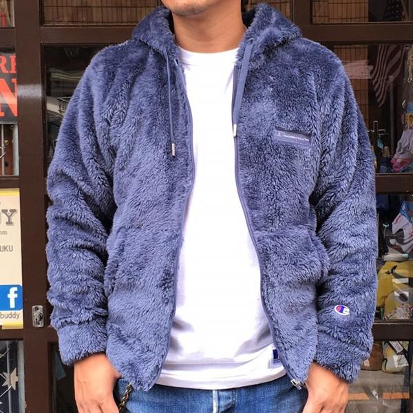 Champion（チャンピオン） ボア ジップ フード フリースジャケット