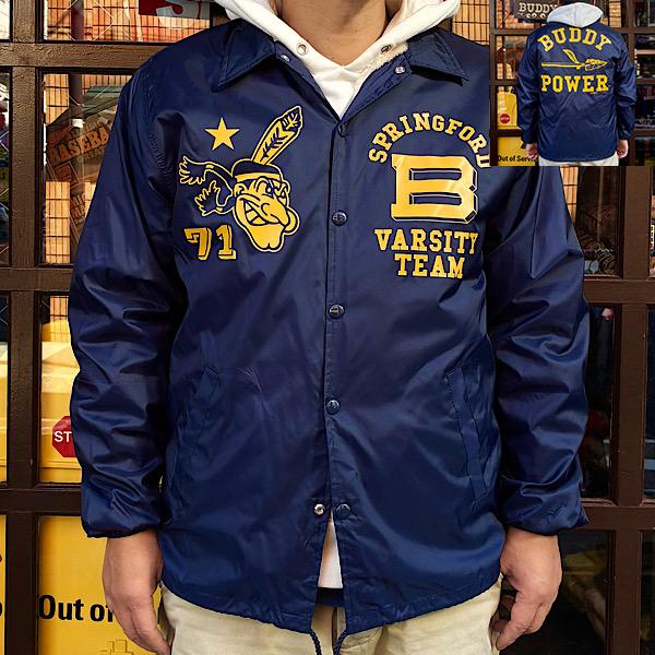 コーチジャケット 裏ボア付き BUDDY ウィンドブレーカー POWER