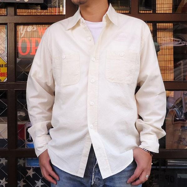 oilco シャンブレーシャツ シャンブレーシャツ オフホワイト SPRINGFORD アメカジ メンズ 長袖 ワ