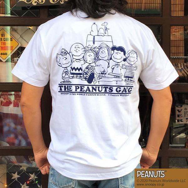 SNOOPY スヌーピーTシャツ PEANUTS THE GANG WHITE BUDDY 別注 SNOOPY スヌーピーTシャツ PEANUTS THE GANG WHITE BUDDY 別注