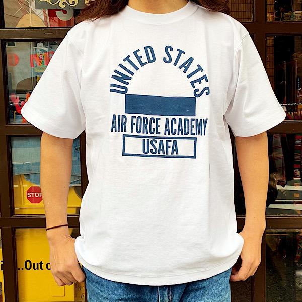 Champion チャンピオン リバースウィーブTシャツ USAFA ホワイト アメカジ 半袖シャツ メンズ ショートスリーブTシャツ 26SS リバースウィーブ C3-D305