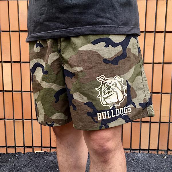 新品★BRIEFINGゴルフ カモフラショートパンツ ネイビー 迷彩半ズボン S ハーフパンツ ナイロン ショートパンツ 短パン BUDDY オリジナル
