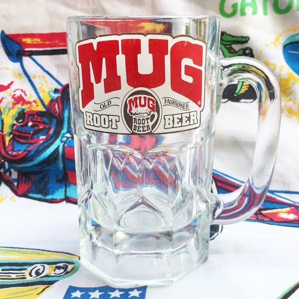 希少BIGアメリカアンティーク　顔マグカップ　BEERジョッキUSAヴィンテージ MUG ROOT BEER OLD FASHIONED ジョッキ 415ml Vintage マグ