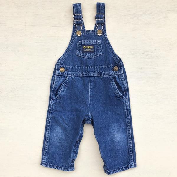 ビンテージ KIDS オシュコシュ アメリカ製 OSHKOSH オーバーオール 6-9M 6ヶ月 9ヶ月 Baby ベビー 赤ちゃん 子供 アメカジ  古着 アメリカ買付け MADE IN USA