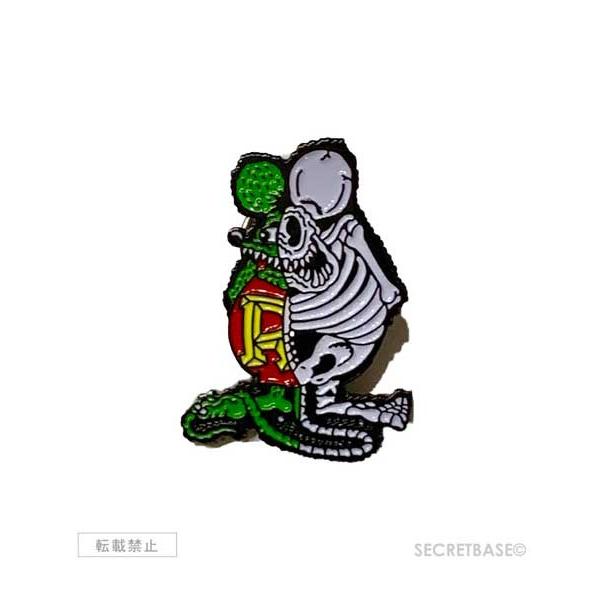 RAT FINK ラットフィンク X-RAY PINS ピンバッジ ピンズ RAT FINK ラットフィンク X-RAY PINS ピンバッジ ピンズ