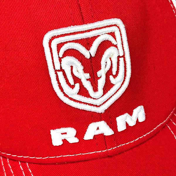 USED DODGE RAM ツイル トラッカーキャップ ダッジ ラム アメ車 ベースボールキャップ メッシュキャップ 帽子 古着 アメリカ古着 アメカジ