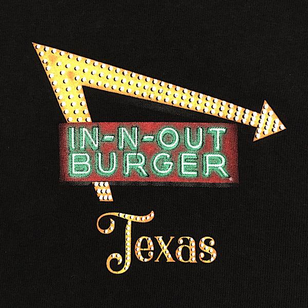 USED Mサイズ IN-N-OUT BURGER TEXAS Tシャツ イン・アンド・アウト