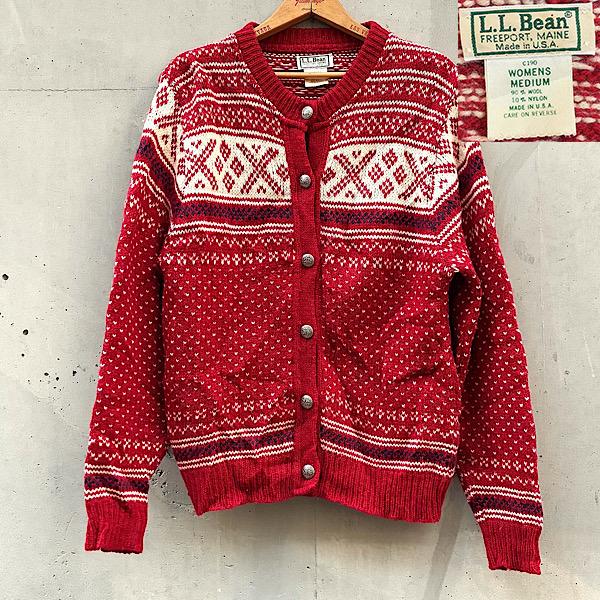 L.L.Bean（エルエルビーン） USED L.L.BEAN レディース ノルディック柄