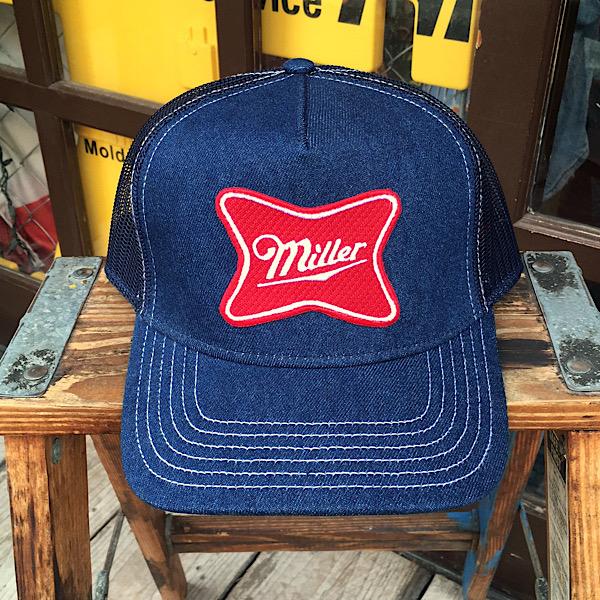 Otto Miller Beer ミラービール ビンテージ ワッペン付き デニム Otto Miller Beer ミラービール ビンテージ ワッペン付き デニム