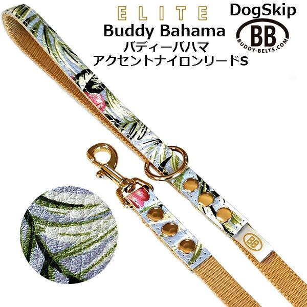 BBアクセントレザーナイロンリードSサイズ バディーバハマ Buddy
