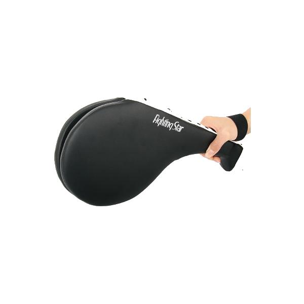 キックやパンチの練習に最適！FightingStar製のハンドミットです。仕様サイズ 約20cm×約38cm　　重量 約450g素材 PUレザー原産国 パキスタン製【ハンドミット】