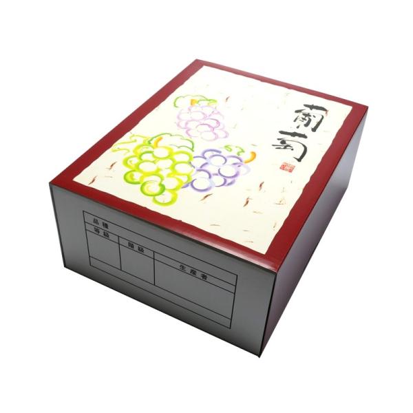 高級ぶどう化粧箱 OT-F4 葡萄 ワインレッド　セット　40枚/セット