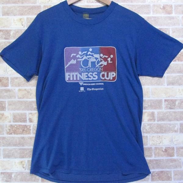 80年代 Tシャツ JerZees BY RUSSELL 1985 FITNESS CUP L 42-44 80年代 Tシャツ JerZees BY RUSSELL 1985 FITNESS CUP L 42-44