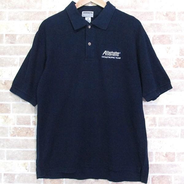古着 ポロシャツ 紺 M USA/アメリカ製 Casual Day Allstate