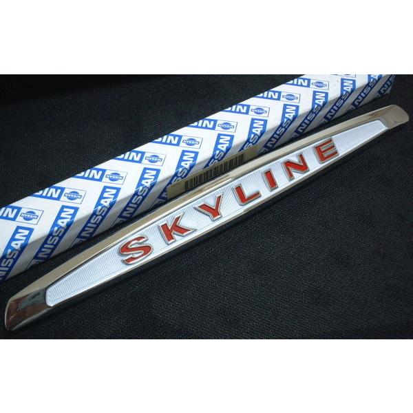 ハコスカ用トランク”SKYLINE”エンブレム新品 日産純正品 GC10/KGC10  