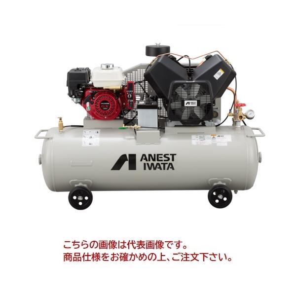 【直送品】 アネスト岩田 コンプレッサ レシプロ：給油式 TLUE37C-14S (セル付) オイル式 出張作業用エンジン駆動【特価】 【大型】