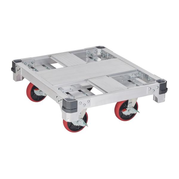 【直送品】 長谷川工業 ハセガワ アルミ運搬台車 イットン台車 FC4-0775 (10745) 4輪 【大型】
