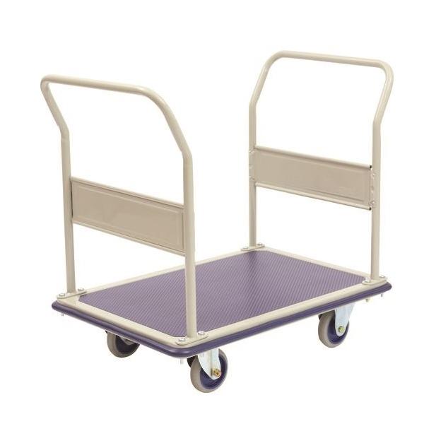 【直送品】 金沢車輌 大型スチール台車 両ハンドル固定式 NHT-303 【大型】