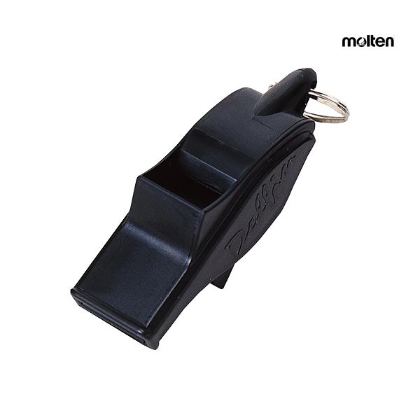 molten モルテン ホイッスル立ち上がりのすばやいキレのある音を実現。モルテン、レフリー用ホイッスル、ドルフィンプロ。バスケットボール・バレーボール・サッカー等の審判時にご利用いただけます。ロープ（調節リング2個）付きです。・素材：AB...
