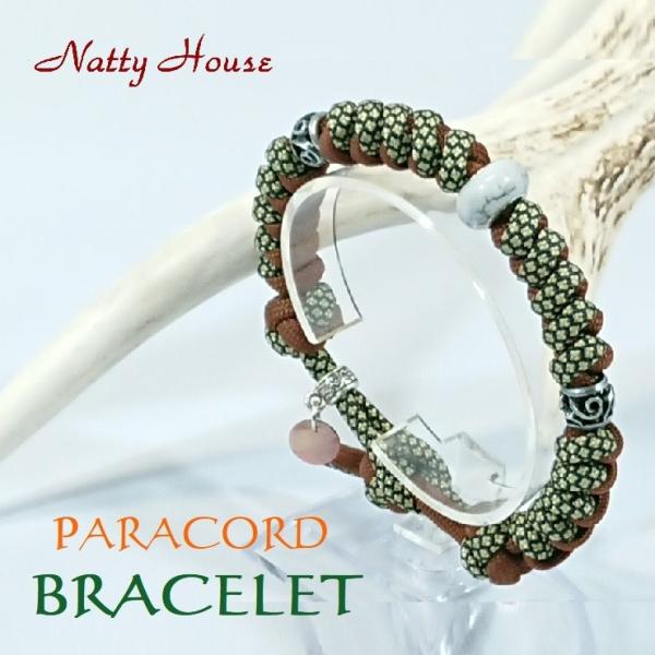 パワーストーン　ハンドメイド　ブレスレット ブレスレット パラコード 天然石 パワーストーン ペア