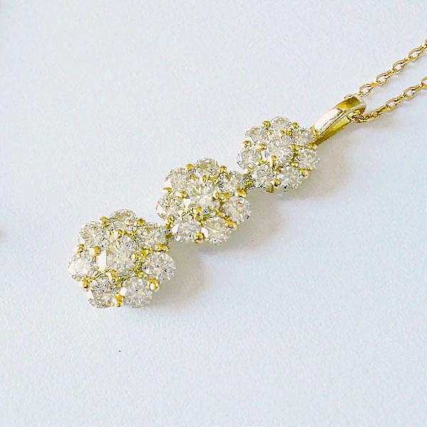 k18 ネックレス ダイヤモンド 0.70ct ダイヤネックレス 天然 