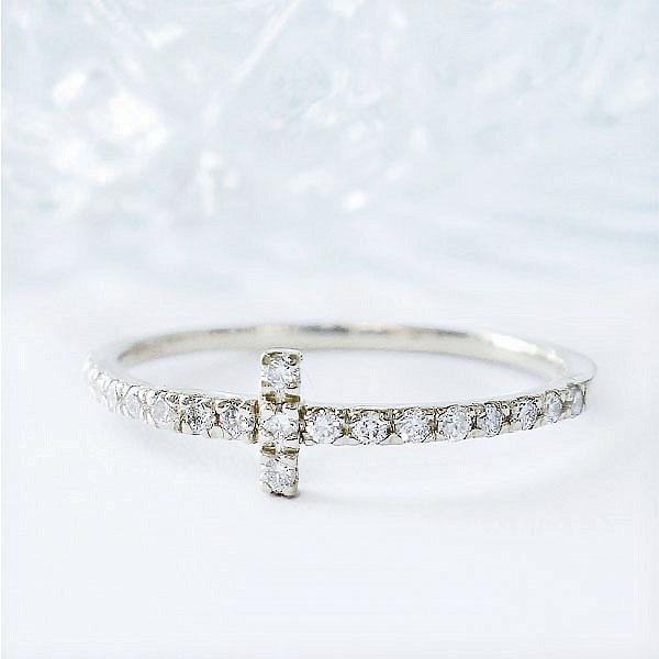 k18 エタニティ リング ダイヤモンド 指輪 ハーフエタニティ K18  