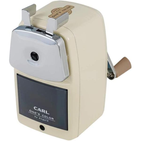 文具　31544　カール事務器 鉛筆削り エンゼル5 プレミアム3 クリーム A5PR3-I