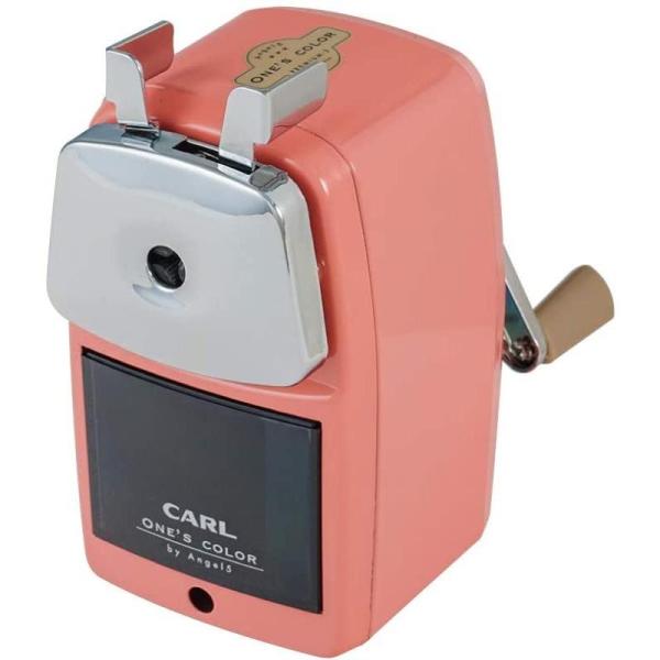 文具　31441　カール事務器 鉛筆削り エンゼル5 プレミアム3 ピンク A5PR3-P