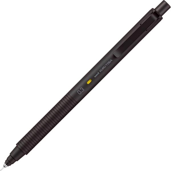 三菱鉛筆　クルトガメタル シャープペンシル 0.3mm【ノクターンブラック】　M3KH1P.24