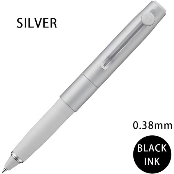三菱鉛筆　ボールペン ユニボールワン zento 0 38 mm シグニチャ シルバー　UBZH38.26　限定