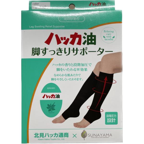 北見ハッカ通商×SUNAYAMA ハッカ油脚すっきりサポーター