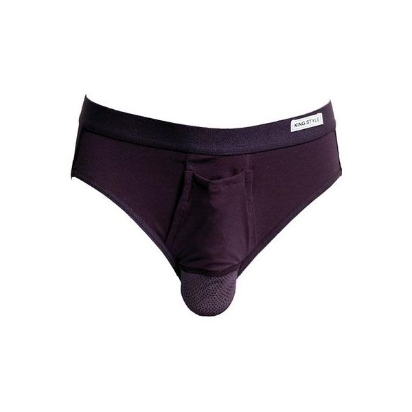 【ネコポス対応商品】King Style(キングスタイル) 網ポケット付パンツ ブリーフ　レギュラー（Cタイプ）C3301