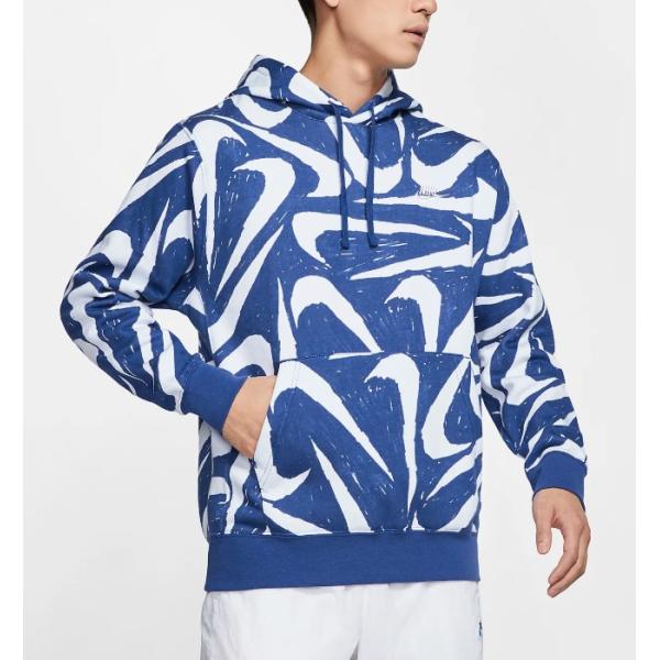 Nike ナイキ パーカー スウェットシャツ メンズ 総柄 プリント トップス 新作 店 プルオーバー