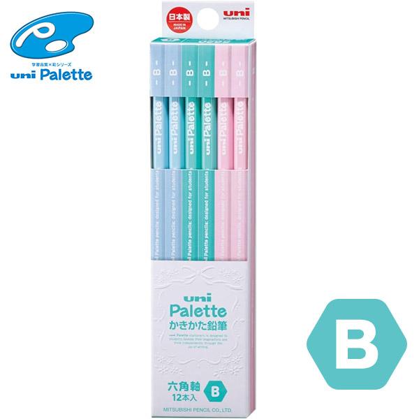 6個までネコポスOK】 三菱鉛筆 ユニ パレット 5620 6角 [B] [ミント