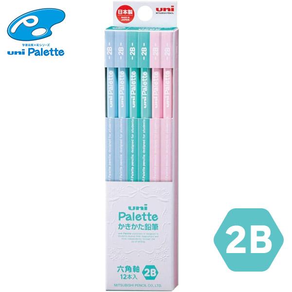 他サイト： 【6個までネコポスOK】 三菱鉛筆 ユニ パレット 5620 6角 [2B] [ミントグリーン] 鉛筆 1ダース/12本入り えんぴつ 新入学祝い 新一年生 uni Palette K5620N2Bの商品画像