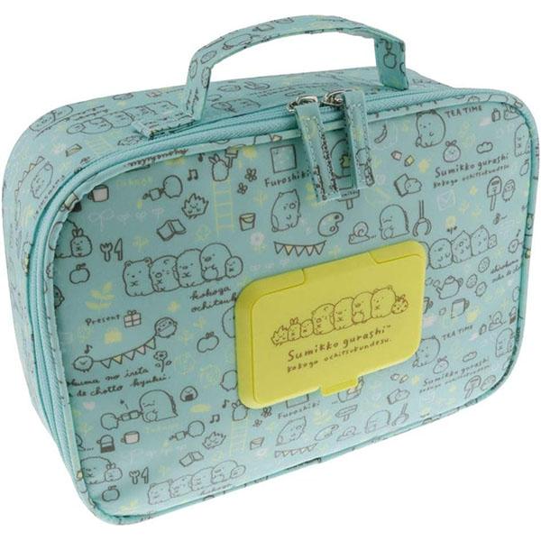 他サイト： 【SALE 在庫処分】 サンスター文具 seepo baby &amp;mom シーポ ベビー &amp;マム すみっコぐらし おしりふきシートケース付き ポーチ 5511254Aの商品画像