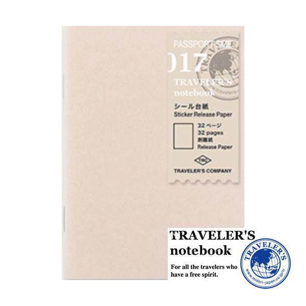 メーカー　ミドリ品名　TRAVELER'S notebook(トラベラーズノート)」専用 シール台紙 リフィル(パスポートサイズ)サイズ　H124×W89×D4mm品番　14470006内容　中紙/無罫32ページ 剥離紙 ステッチャー綴じ