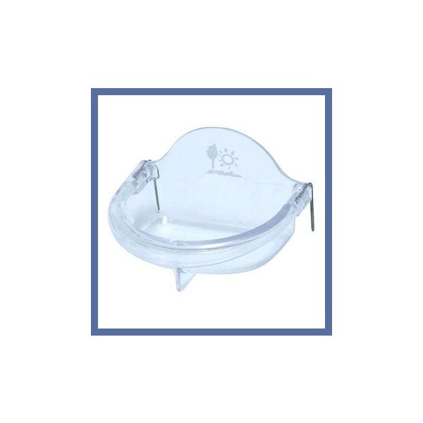 　針金引っ掛けタイプで大きな浅型容器です。