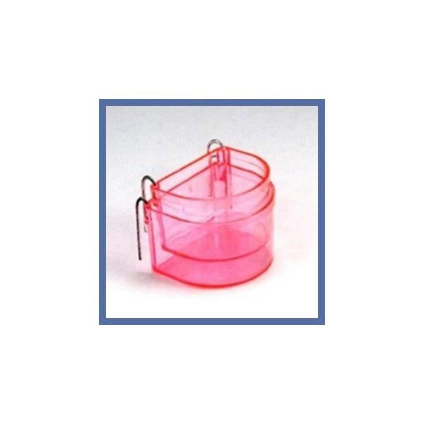 　ボレー粉・アワ玉など、主食とは別に少量与える容器です（大小２個組）。【サイズ】大の幅約4.7cm 小の幅約4.3cm