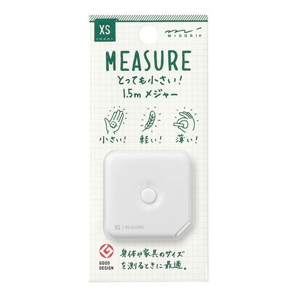 Midori ミドリ Xs メジャー 1 5m 白 文具通販 ブンドキ Com Yahoo 店 通販 Yahoo ショッピング
