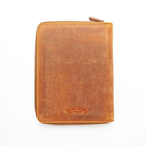 Galen Leather ガレンレザー レザー ジップ5本差しペンケース
