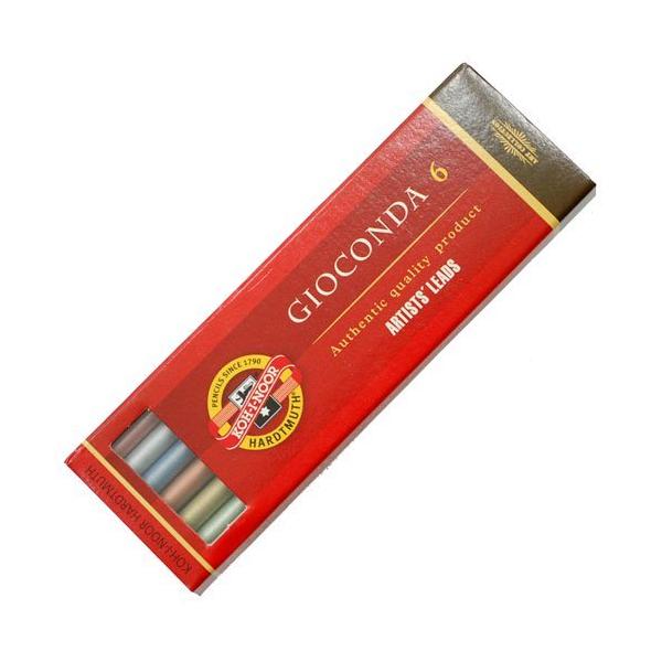 KOH-I-NOOR コヒノール 5.6ミリメタリックカラー芯６色セット
