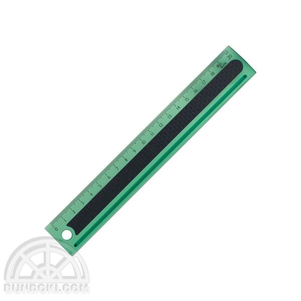 3L Office products Griffit RULER 20cm 直定規(グリーン)