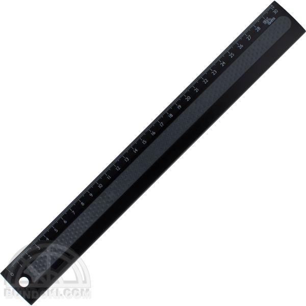 3L Office products Griffit RULER 30cm 直定規(ブラック)