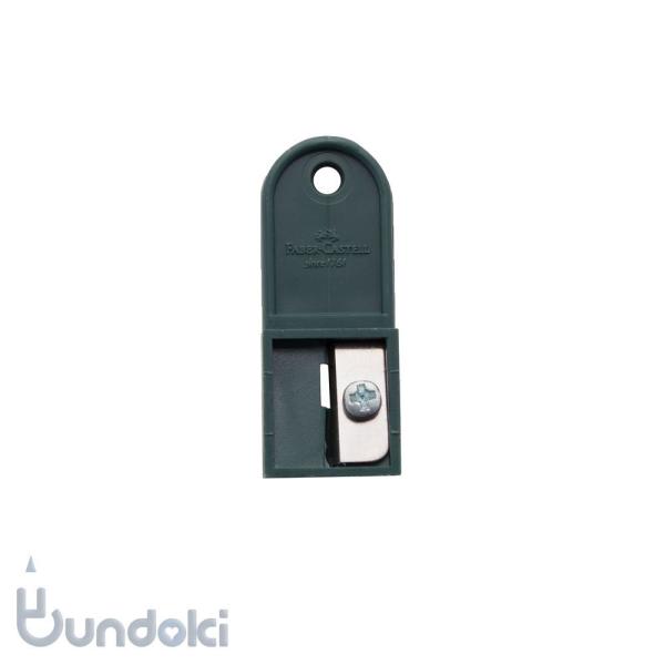 ペンケースに入れても邪魔にならないサイズの２ミリ芯用の芯研ぎ器です