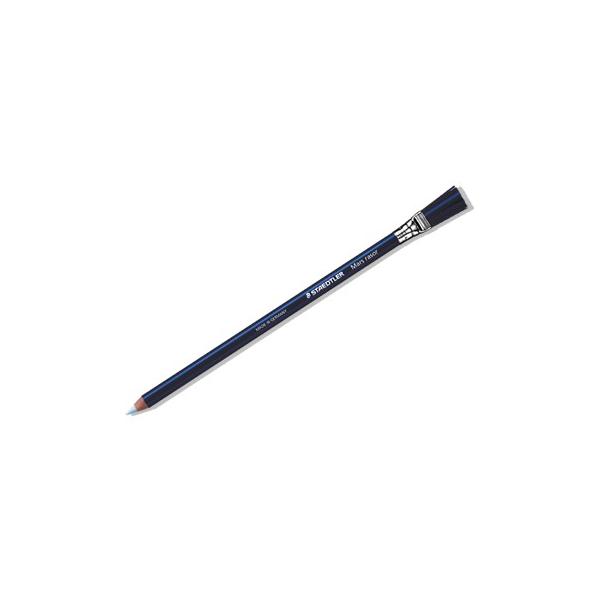 ステッドラー／ホルダー型字消し  鉛筆型ハケ付き（526 61）紙面を削り、油性ペンや製図ペン、ボールペンで書いた文字を消せる STEADTLER