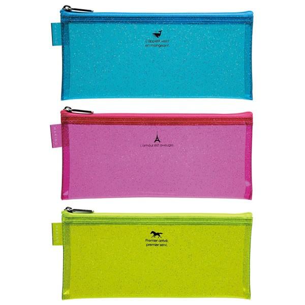 全３色 セキセイ マリング ペンケース デコチラ Maring Mr 1733 クリアケース キラキラ光るラメが特長 化粧品や歯ブラシ 小物入れに Sedia Mr 1733 ぶんぐる 通販 Yahoo ショッピング