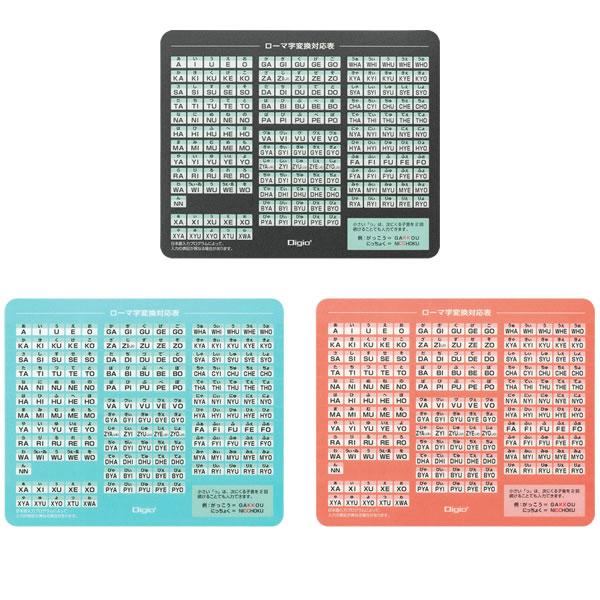 全3色 ナカバヤシ ローマ字マウスパッド Mup 928 大きい文字でパッと見られるローマ字マウスパッド Nakabayashi Mup 928 ぶんぐる 通販 Yahoo ショッピング