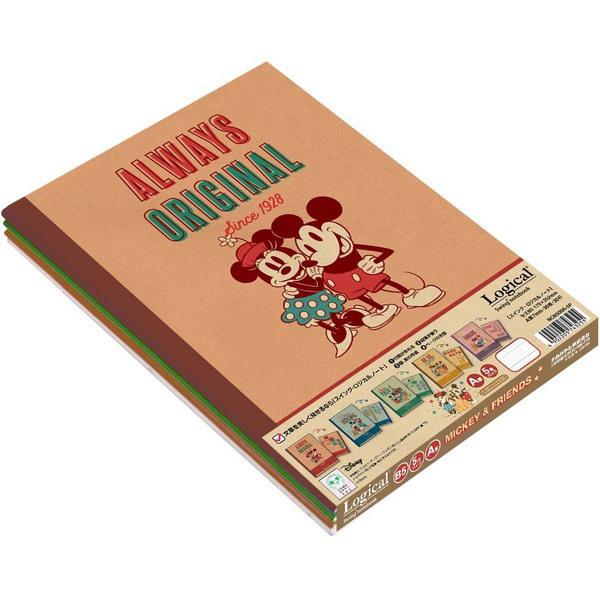 香港ディズニー　10周年　ノートセット　5冊 5冊パック】ナカバヤシ／ロジカルノートB5 A罫 ディズニー ミッキー